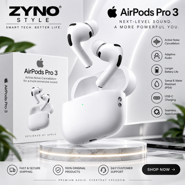 AirPods Pro 3 – Wireless Earbuds with Active Noise Cancellation & USB-C Charging Case